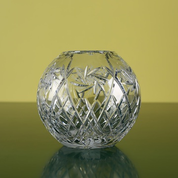 Crystal ball vase