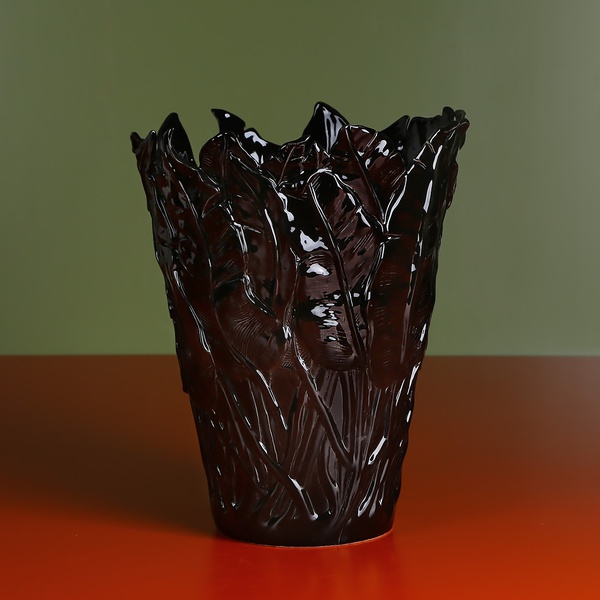Ceramic vase "Botanical Touch" black