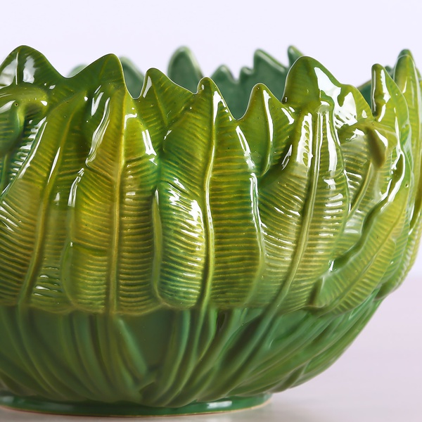 Bowl "BOTANICAL TOUCH" green, large