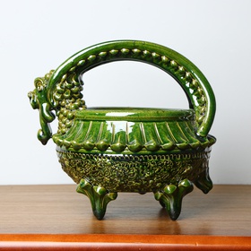 Авторский зооморфный куманец «Баран» 25×20 см
