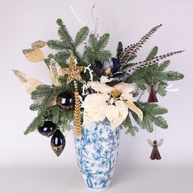 Composition in vase "Christmas Elegy"