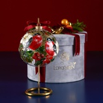 Christmas ball "Bullfinches"