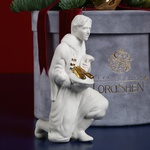 Ceramic figurine "Vakula" white