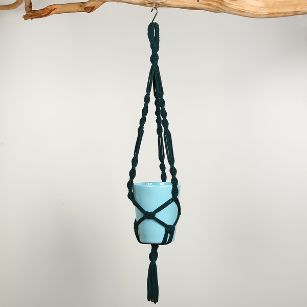 Green macrame