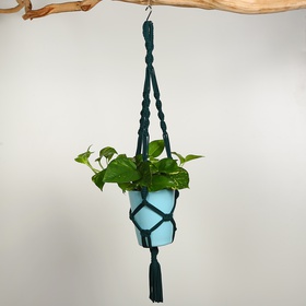 Green macrame