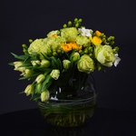 Bouquet lime yellow