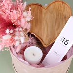 Gift set in a hat box "Gentle Luxury"