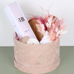 Gift set in a hat box "Heart of Beauty"