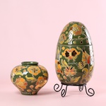 «Hetmanska» Ceramic Gift Set: Vase and Egg-Box