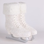 Vase "White skates"