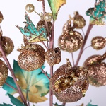 Pomegranate branch in color