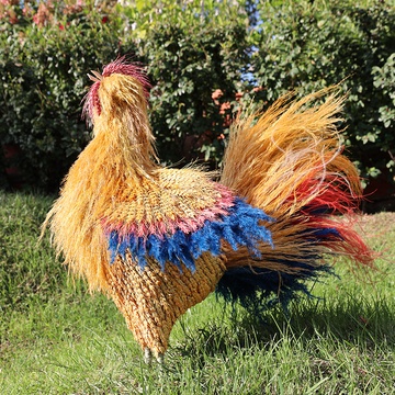 The dried flower rooster