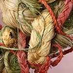 «Grass Weave» is a decorative wreath of dried grasses