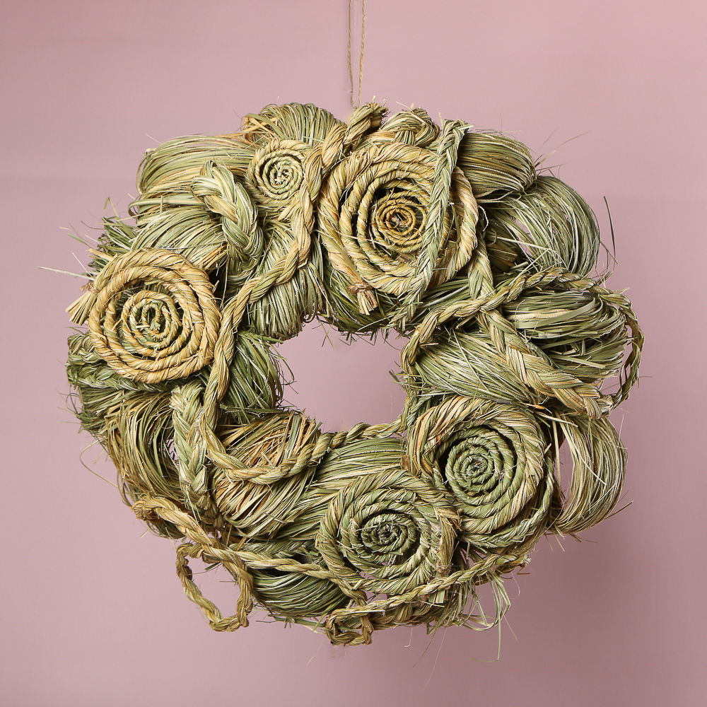 "Eco-Spiral" Reed Interior Wreath