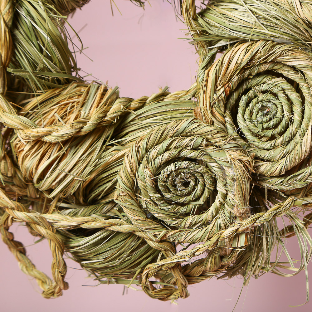 "Eco-Spiral" Reed Interior Wreath