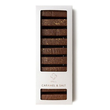 Set of chocolates Spell "Salted Caramel"