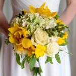 Wedding bouquet with cymbidium