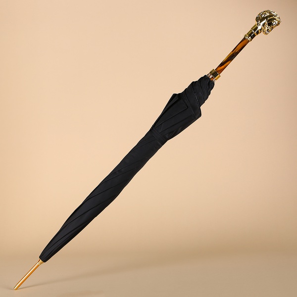 Umbrella Pasotti black "Horse"