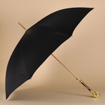 Umbrella Pasotti black "Horse"