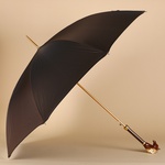 Umbrella Pasotti brown "Horse"