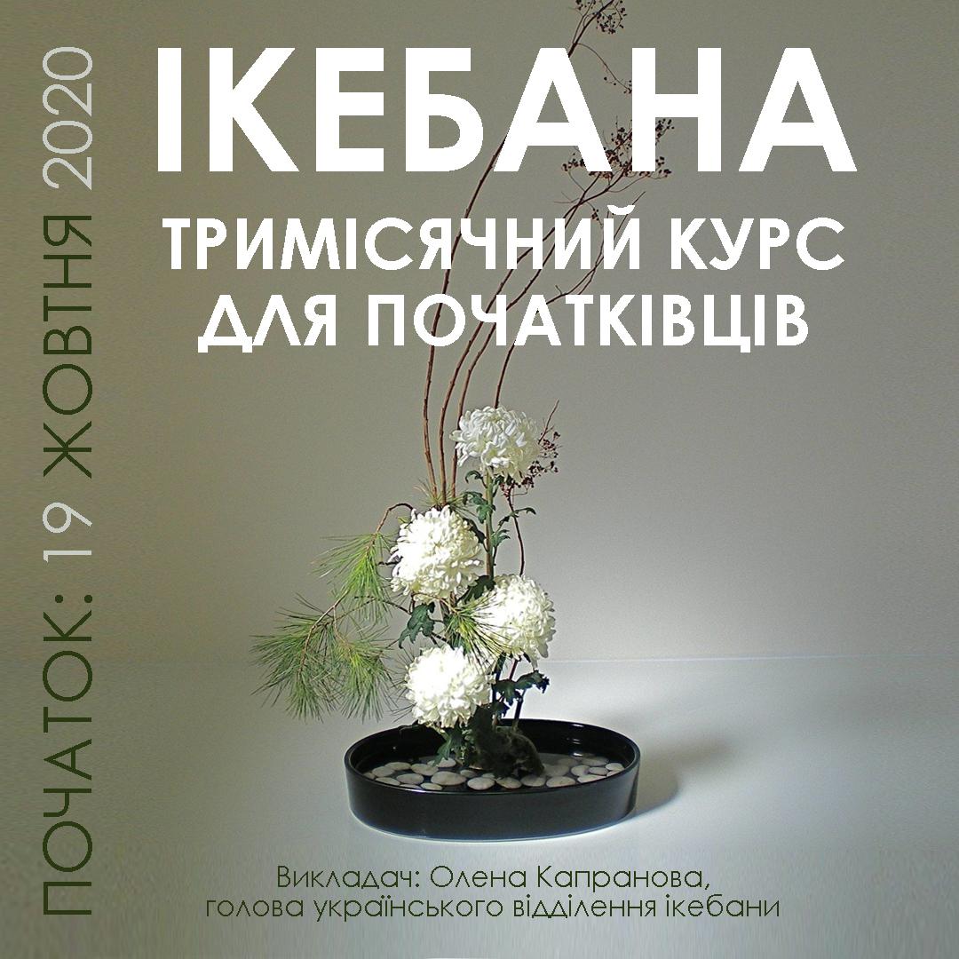 ТРЕХМЕСЯЧНЫЙ КУРС ИКЕБАНЫ ДЛЯ НАЧИНАЮЩИХ