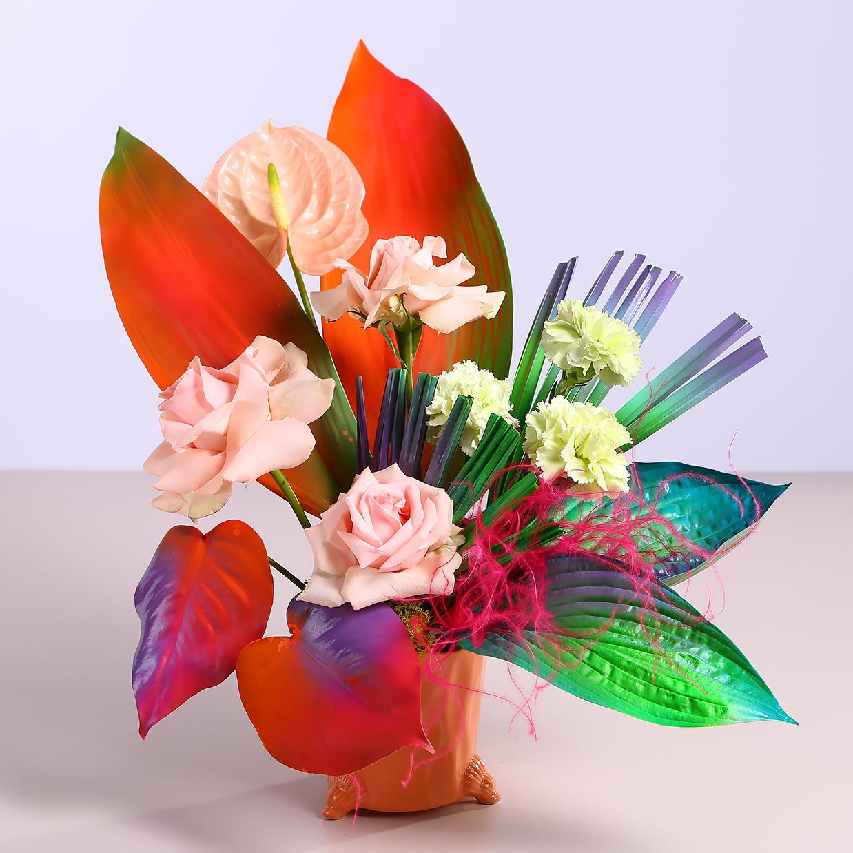 Master class "Composition in vase "Fountain of wishes"