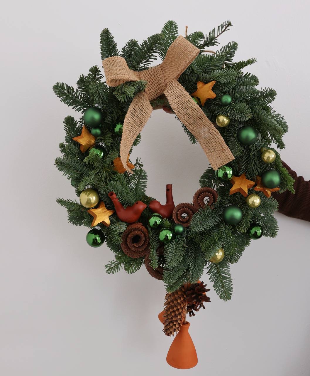 Workshop "Christmas wreath in eco-style" 16:00