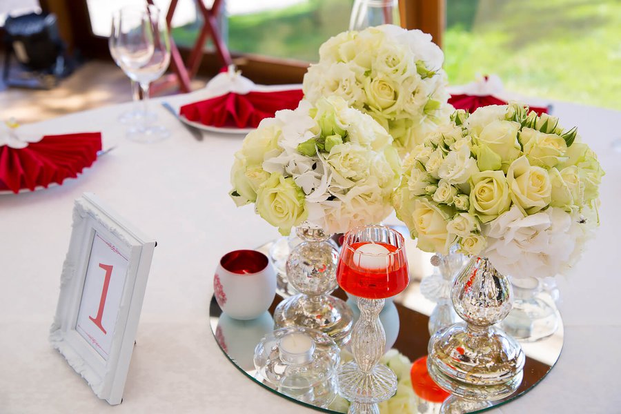 Wedding with Classical American Floral Design