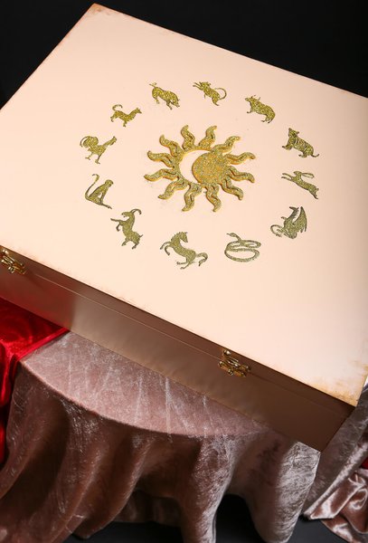 Large Gift Box with Baubles