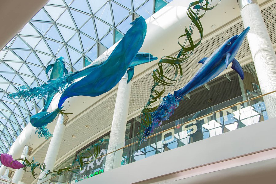 Summer decorations 2017 for the Ocean Plaza shopping mall