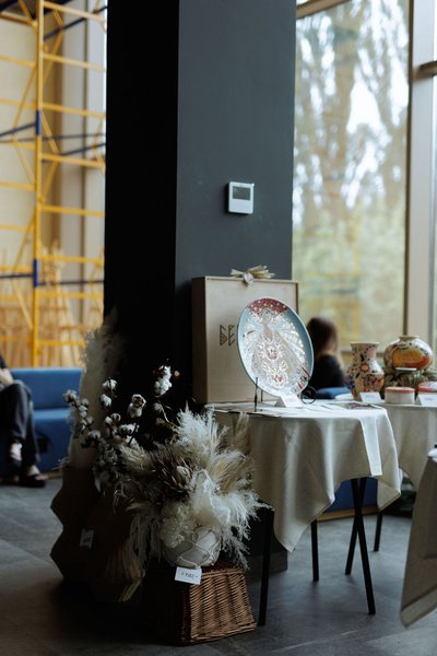 LoraShen's corner at the premiere of the play "Motanka"