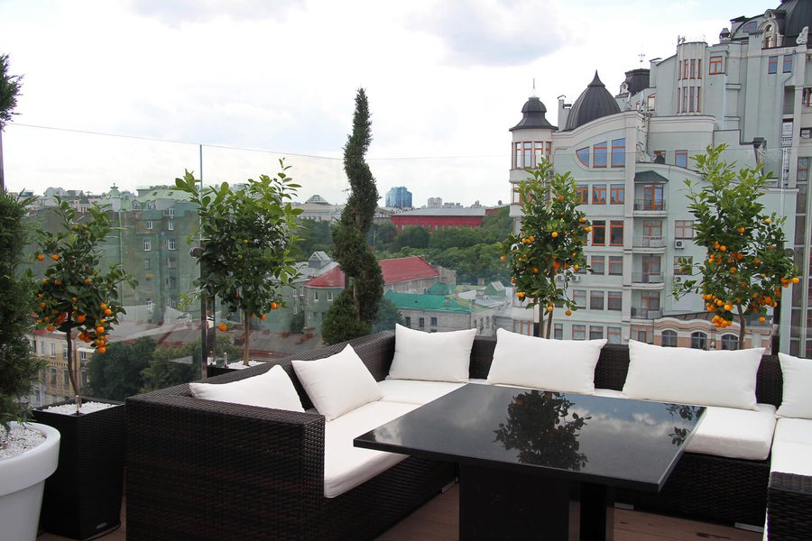 Terrace at Premier Palace Kiev