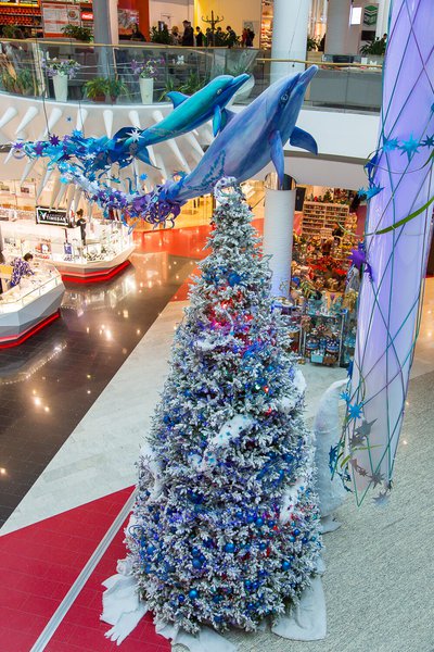 Winter decorations 2017 for the Ocean Plaza shopping mall