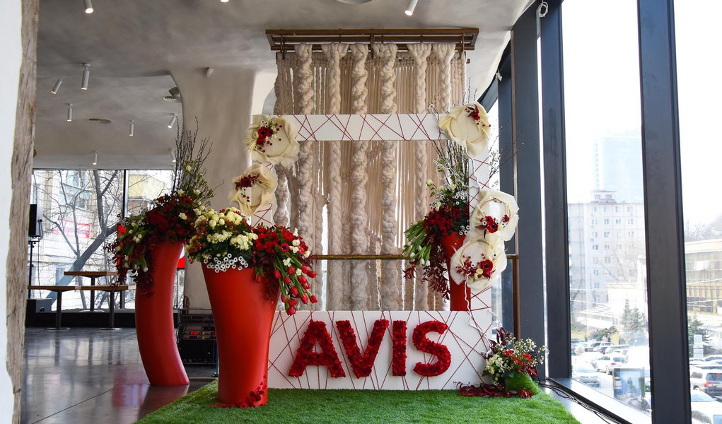 Photo zone for AVIS company 2019