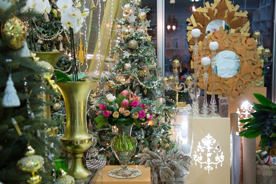 New Year Decoration for LoraShen Boutique at Hyatt Regency Kyiv 2015