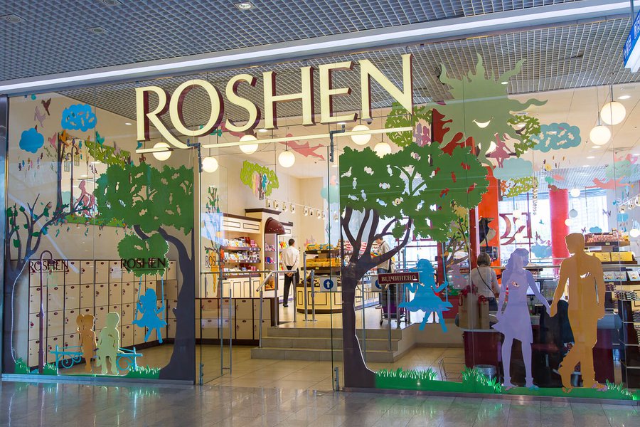 Летняя витрина Roshen 2016