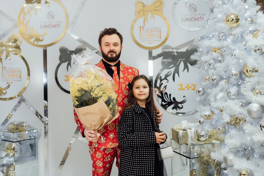 Star photo zone for the concert "Christmas story with Tina Karol"