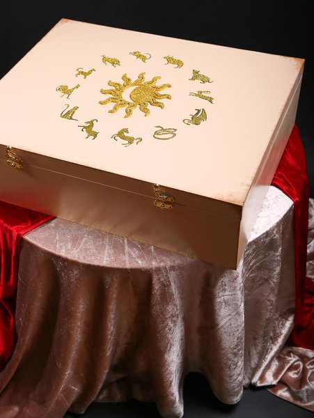 Large Gift Box with Baubles