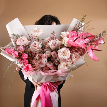 Bouquet Giant soft pink