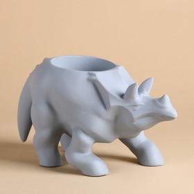 Pot Triceratops gray