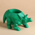 Pot Triceratops green