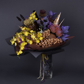 Original men's bouquet with beer and nuts