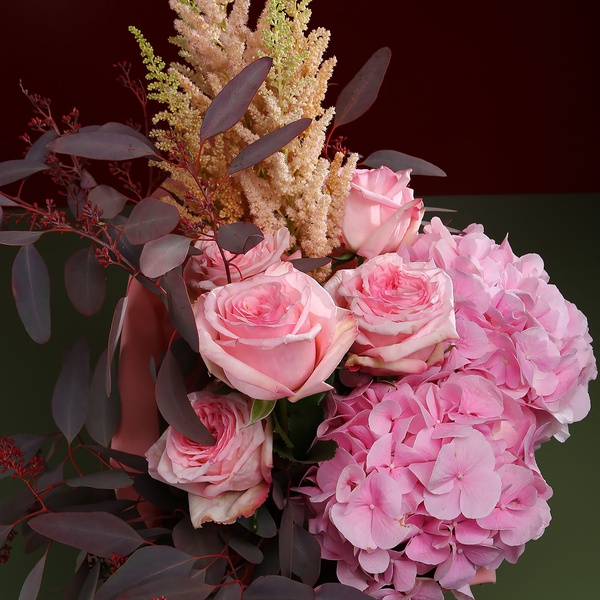 Bouquet of hydrangea and astilba