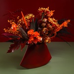Bouquet "Burning Autumn" in a vase