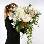 Bouquet with white protea