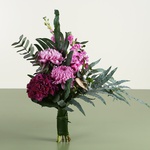 Bouquet with purple hydrangea