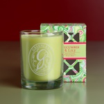 Aroma candle Greenleaf  "Cucumber and Lily"