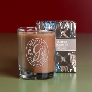 Aroma candle Greenleaf "Amber warmth"