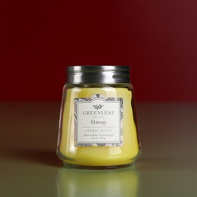 Aroma candle Greenleaf "Haven"