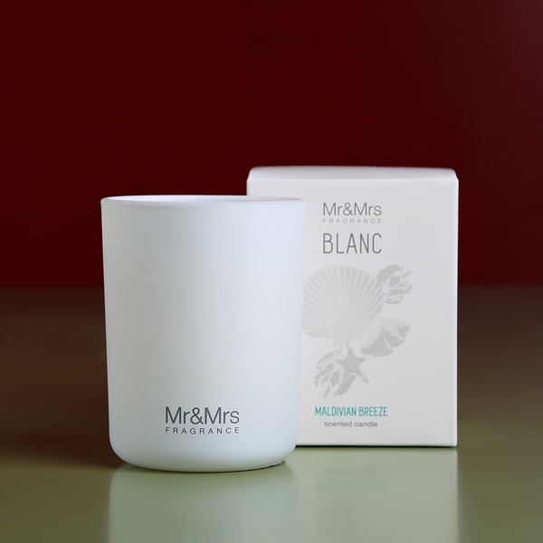 Арома свеча Mr&Mrs Fragrance Blanc Candle "Maldivian Breeze"